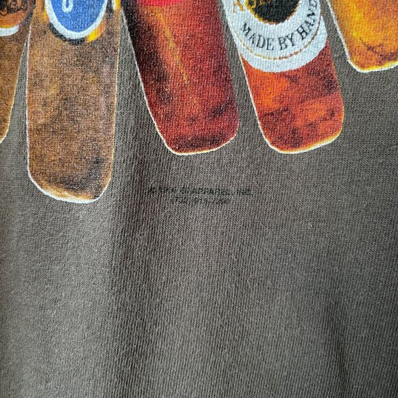 Vintage Life Is Full Of Important Choices Cigars Graphic T-Shirt Brown Size XL - Picture 6 of 9